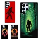 For Samsung S21 S22 S23 S24 Ultra FE horrible Bigfoot Dark Graphic Friendly Case