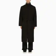 [Fear of God] Black wool trench coat with high collar 50 IT Black