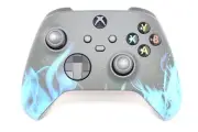 Microsoft Xbox One Series X/S Modded Controller-Soft Touch Blue Flame w/Blue LED