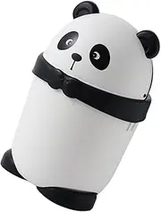 WATIIFUFU Children's Room Small Dinosaur Trash Can Little Wastebasket Cute Trash Can Desktop Cartoon Trash Can with Lid Car Trash Can Cute Trash Bin Table Garbage Can Novelty Mini Plastic