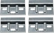 Heavy Duty Kitchen Cabinet Hanging Brackets Hanger Plate for Wall Mounting Cupboards 63mm x 38mm x 1.6mm (4 Pack)