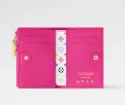 Louis Vuitton Murakami LV x TM Portefeuille Lisa Wallet Cute Pink M14087 2025