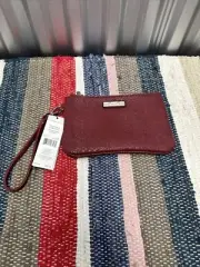 ADRIENNE VITTADINI Zip Clutch Wristlet The Python Collection New With Tags