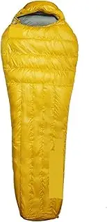 10D Ultralight Goose Down Sleeping Bag - 0 Degree Winter Camping & Hiking - 800FP Insulation for Outdoor Adventures(XJM300 Gold)