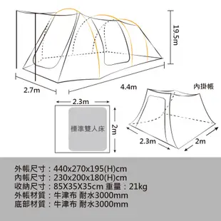 【露遊趣 - 專業實體店面】 露營帳篷 充氣帳蓬 帳篷 充氣帳 一房一廳 露營 充氣式帳棚 睡帳