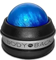 Body Back Manual Massage Roller Ball, Roller Massager, Self Massager, Lacrosse Ball Massager, Back Massage Tool, Self Massage Ball for Sore Muscle & Joint Pain (Blue)
