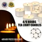 4/9 Hours Tea Light Candles Bulk Buy 400/600 Tealight Wedding Candle Smokeless
