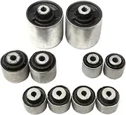 10X Front Suspension Control Arm Bushing Kit For A8 Q7 Q8 Compatible For VW Touareg 4M0407183A 4M0407181 4M0407182A 4M0407515A