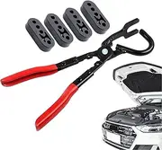 Exhaust Hanger Pliers - Exhaust Brackets Rubber Hanger Support Removal Tool | Vehicle Maintenance With 4 Holes Rubber, Automotive Kit For Car