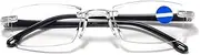 Mag Vision Reading Glasses - Intelligent Zoom Anti Blue Light Glasses for Computer/TV Use, Anti-Glare And Reading Protection,Unisex Presbyopia Glasses