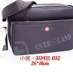 小/特價～OVERLAND 肩側包雙層主袋肩背可斜側背防潑水尼龍3134(小) 3135(中) 3141(大)