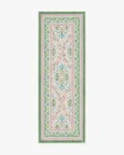 75' x 215' | Machine Washable Runner Rug | Kid & Pet Friendly | Indoor Rug | Mrs. Alice Skye Pink Multicolour Outdoor Rug | Ruggable