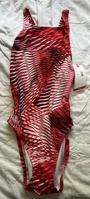 NWT SPEEDO ENDURANCE ONE PIECE 38 RACING SWIMSUIT