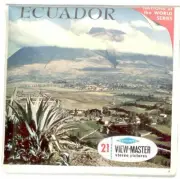 1960's ECUADOR 3d View-Master 3 Reel Packet NEW SEALED