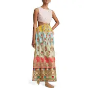 holiCHIC Alisha Cutout Maxi Dress in Pink at Nordstrom, Size Small