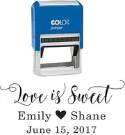 Self Inking Wedding Invitation Rubber Stamp Personalized Custom Wedding Stamp Proposal Gift Idea
