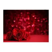 210X150Cm Valentine'S Day Background Cloth Love Flower Photo Material2524