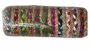 NEW Jute and Cotton Multi Chindi Braided Table Runner Cotton Craft 13" x 72"