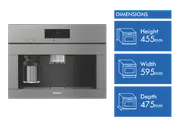 Miele CVA 7845 VitroLine Graphite Grey Built-in coffee machine