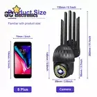 1080P HD IP CCTV Camera Outdoor WiFi PTZ Security Wireless LED IR Cam A3GS