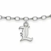 SS Univ of Louisville Letter L 9 inch Anklet