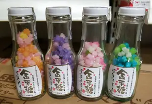日本進口丸田 金平糖50g (顏色隨機出貨) 夢幻星星糖 玻璃罐