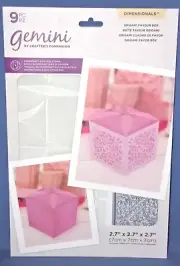 Gemini Origami Favour Box Die & Box Stencil Dimensionals by Crafters Companion