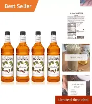 Hazelnut Syrup, Nutty Taste of Caramelized Hazelnut, Natural Flavors, Great f...