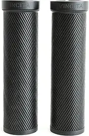 Vincita Lock-On Bike Handlebar Grips (Pair) - Compatible with Brompton Bikes Available in 115MM (Pre-2017) & 130MM (2018 & Later) and Standard Bicycles