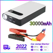 12V 30000mAh Car Jump Starter Pack Vehicle Battery Charger Booster Power Bank AU
