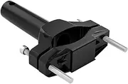 GARVALON Motorbike Light Mount Extension Bracket Durable Black Clamp Holder for Easy Installation Motorcycles Tricycles More Corrosion Resistant Design for Enhanced Versatility