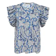[Ulla Johnson] Sienna Flutter Sleeve Top