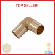 SharkBite 1 Inch Crimp 90 Degree Elbow, Brass Plumbing Fitting, PEX Pipe, PE-RT,