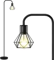 [BBHome] Retro Floor Lamp, Industrial Floor Lamp, Minimalist Floor Lamp with E27 Socket, On/Off Foot Switch, Modern Floor Lamp for Bedroom, Living Room (Bulbs are not Included)