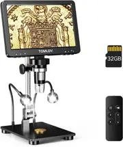 DM9 Pro 7" HDMI Digital Microscope 1200X Compatible with Windows/Mac IOS