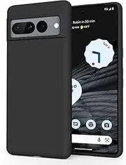 Silicone Case for Google Pixel 7 Pro Case(2022), Ultra Thin Flexible Premium Rubber Full Body Protection Anti-Fingerprint Dust-proof Shockproof Anti-Scratch Wireless Charging for Google Pixel 7 Pro 5G Cover