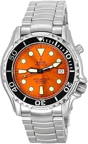 [RATIO] FreeDiver Dive Watch Sapphire Crystal Stainless Steel Automatic NH35 Movement Diver Watch 1000M Water Resistant Diving Watch for Men
