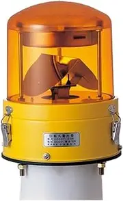 KOITO HSSBY8CW Rotating Light, Yellow, 24V