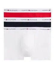 [Tommy Hilfiger] Stretch Cotton Logo Trunks 3 Pack in Multi