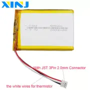 3.7V 2000mAh 7.4Wh Li Lipo Battery 505068 JST 3Pin2.0 Plug For Mini Boom Speaker