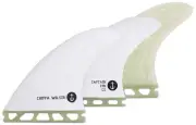 Captain Fin Chippa Wilson New Bones Futures Thruster Fin Set - White - S - New
