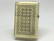 Zippo Two Face 3-sided Processing Brass Ibushi Gold Lighter Regular Case Japan