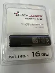 NEW DataLocker SONE016 Sentry ONE Encrypted Flash Drive - 16 GB USB 3.1 256-bit