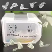 10pcs Dental Kids Anterior Crowns Pediatric Deciduous Strip Crown Form 16size