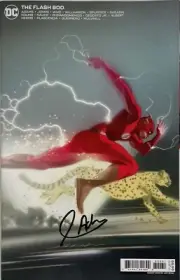 THE FLASH 800 JEFF DEKAL COVER SIGNED BY JEREMY ADAMS W/COA