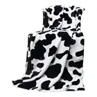 Winter Warm Blanket Dairy Cow Pattern Sleeping Cover Anti-fading Air