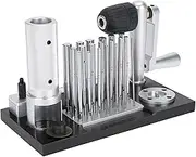 Manual Jump Ring Maker Machine, Stainless Steel Jewelry Tool with 20 Mandrel Accessory, for Jewelry Makers