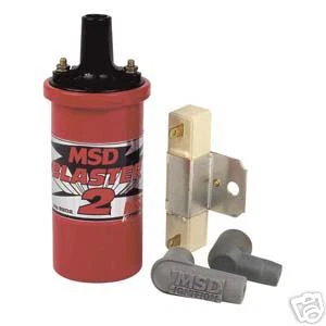 MSD Ignition Coil Blaster 2 Canister Oil Filled 0.700ohm 45000V B-RESIST MSD8203
