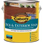 Cabot''s 4L Merbau Water Based Deck And Exterior Timber Stain