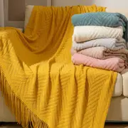 Cozy Decorative Knit Woven Throw Blanket Sofa Throw Bed Throw Bed Blanket